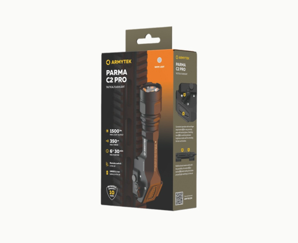 Фонарь ArmyTek Parma C2 Pro (Холодный; 1500Lm)